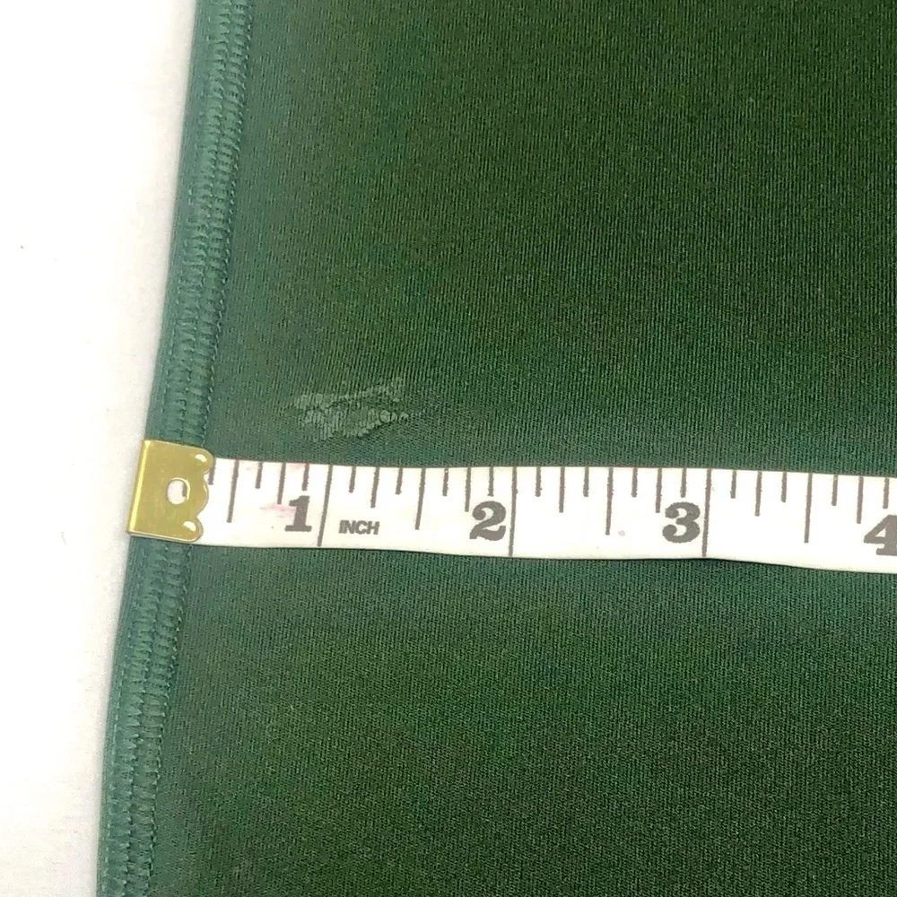 Victoria's Secret PINK Olive Green Gold Waistband Leggings